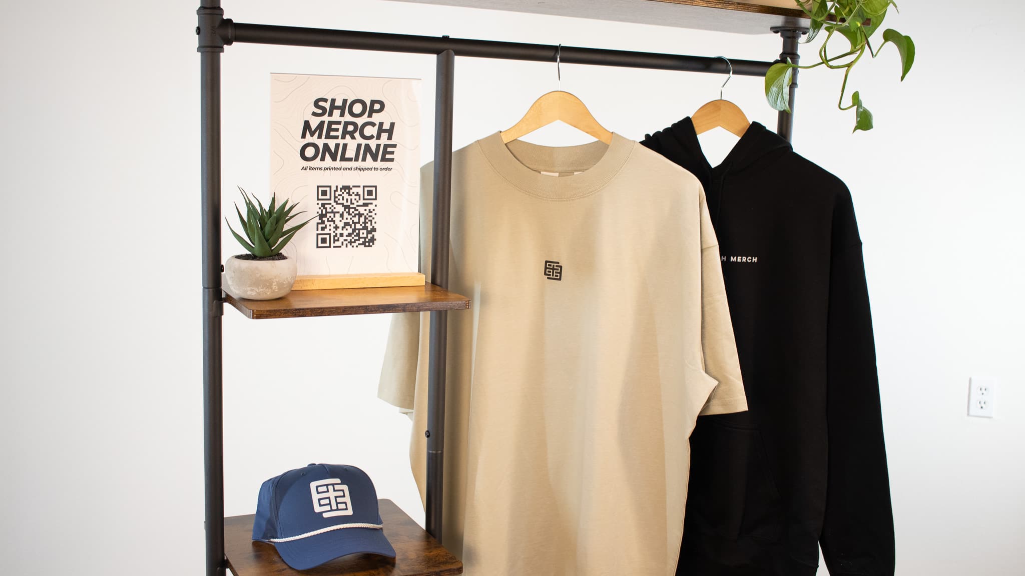 Shirt rack display
